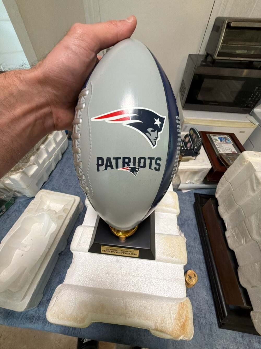The Danbury Mint New England Patriots Super Bowl LI Championship Trophy